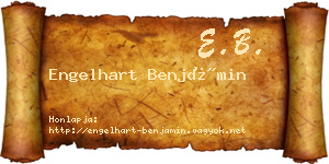 Engelhart Benjámin névjegykártya