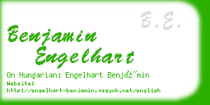 benjamin engelhart business card